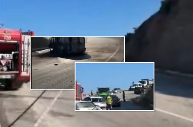 Përplasen tre makina, humb jetën 40-vjeçari, dy prej mjeteve u