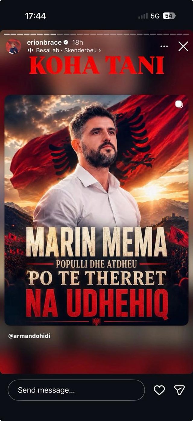 Deputeti i Edi Ramës del hapur në mbështetje të Marin