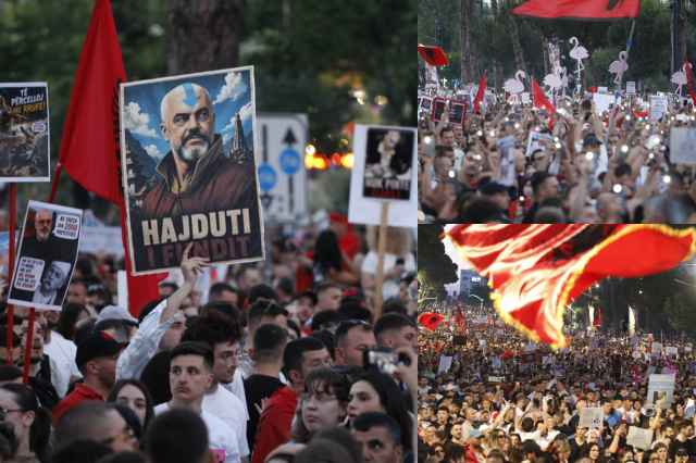 Dita e 12-t&euml;/ Protestuesit nisin t&euml; grumbullohen te Sheshi