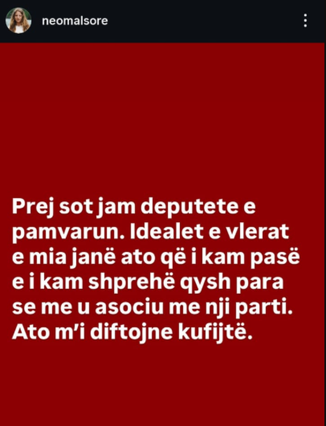 Vendimi i bujshëm/ Deputetja socialiste braktis PS: Prej sot jam e pavarur!