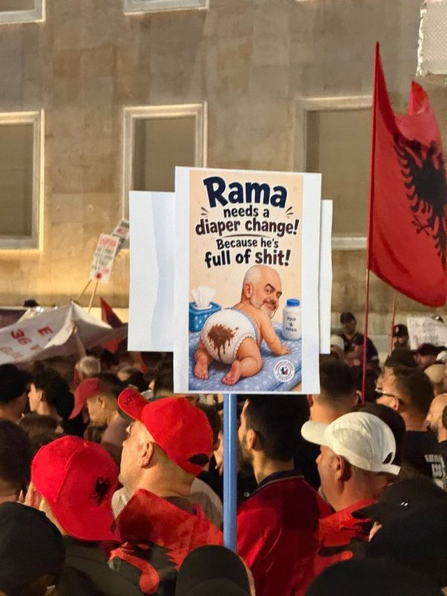 FOTOGALERIA/ Pankartat ‘pikante’ dominojnë protestën
