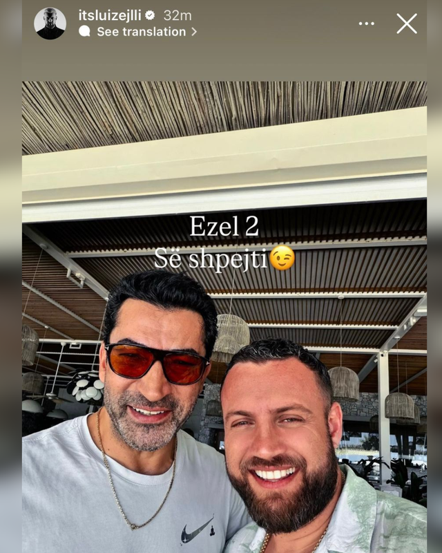 Takimi që nuk e prisnim, Luiz Ejlli krah aktorit turk, zbulon