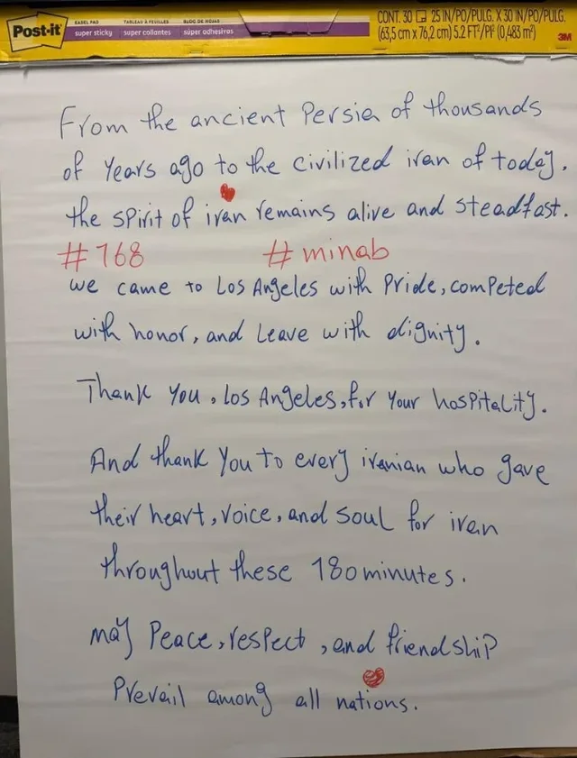 Mesazhi prek&euml;s i Iranit p&euml;r amerikan&euml;t dhe qytetin e Los Angelos