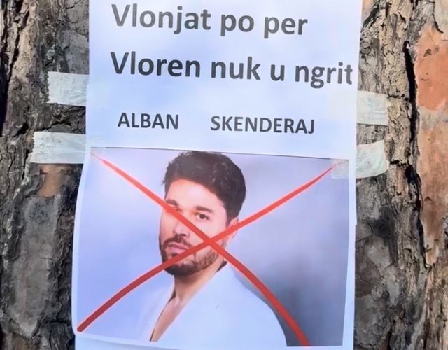 FOTO/ Pasi &lsquo;i vun&euml; kryqin&rsquo; n&euml; rrug&euml;t e Tiran&euml;s,