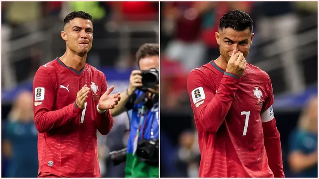 Ronaldo shpërthen në lot pas eliminimit të Portugalisë nga