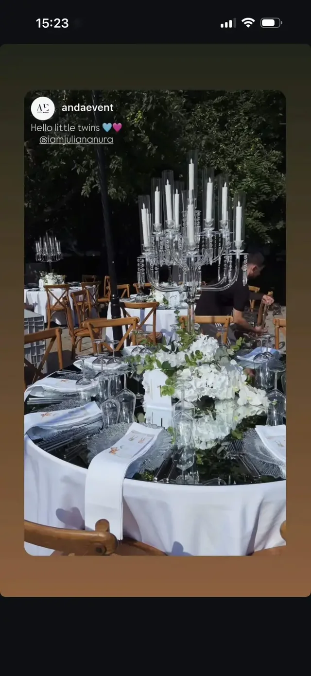 N&euml; pritje t&euml; binjak&euml;ve, pamjet nga baby shower i Juliana