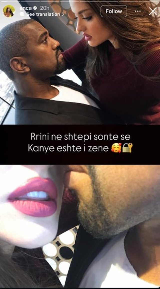 Enca dhe Kanye West të dashuruar? Këngëtarja “trazon”