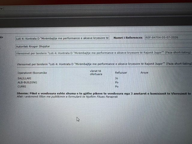 Farsë 50 milionë euro me mirëmbajtjen e rrugëve / ARRSH