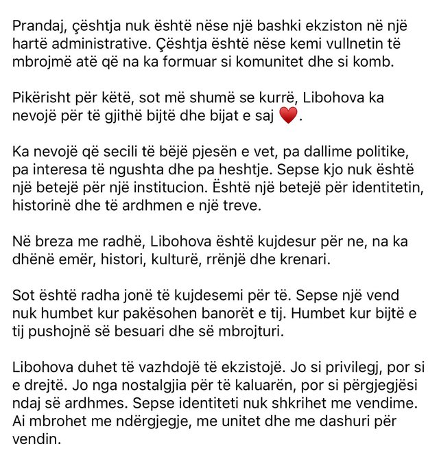Reforma territoriale/ Kryetari socialist i Libohov&euml;s del kund&euml;r