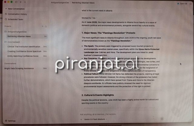 FOTO/ Edhe inteligjenca artificiale e rendit protest&euml;n si lajmin kryesor