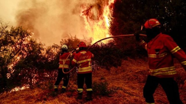 Zjarret p&euml;rfshijn&euml; Europ&euml;n/ Mij&euml;ra t&euml; evakuuar, Franca
