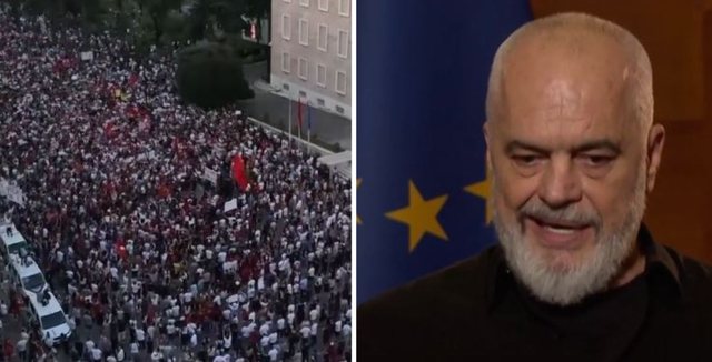 Revolta masive kërkon dorëheqjen e tij, Rama justifikohet edhe në