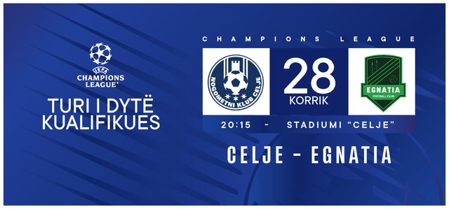 UEFA Champions League/ Egnatia luan nes&euml;r ndaj Celje-s, sfid&euml;