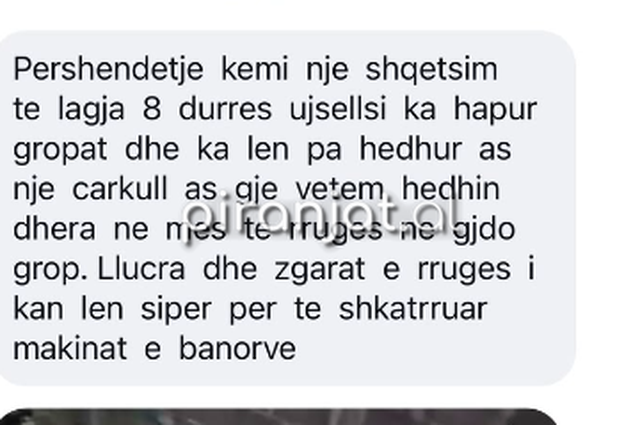 Banorët e "Lagjes 8" në Durrës denoncojnë gjendjen