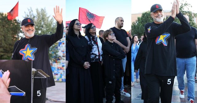 FOTOLAJM/ I shoqëruar nga familja, Rama ndan pamje nga fjalimi i