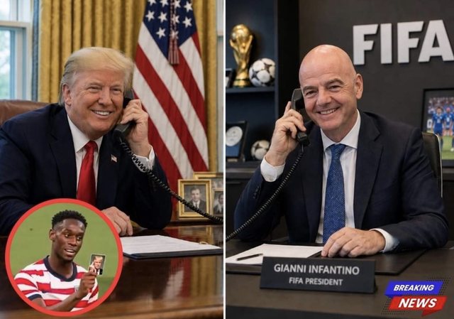 Trump falenderon FIFA-n për anulimin e kartonit të kuq të