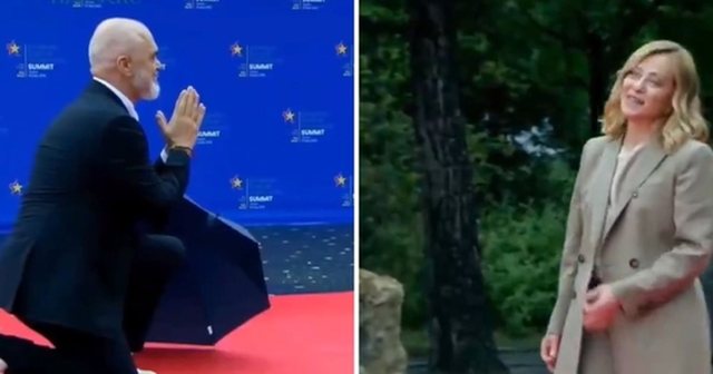Kryeministri Rama iu ul në gjunjë Giorgia Melonit, mediat e huaja: