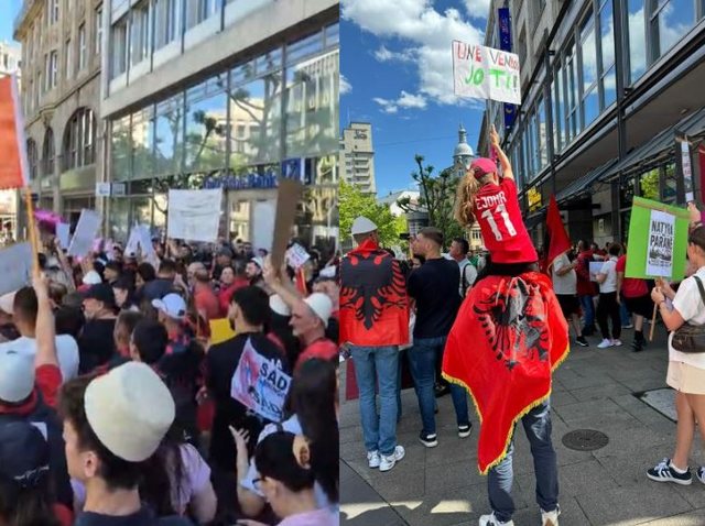 “Rama në burg!”/ Revoltohen shqiptarët në Shtutgart,