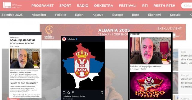 "Shqipëria tërheq njohjen e Kosovës"/ RTSH