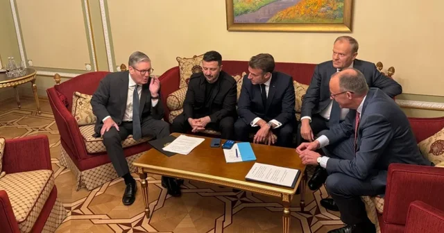 Zelensky dhe udhëheqësit europianë zhvillojnë bisedën