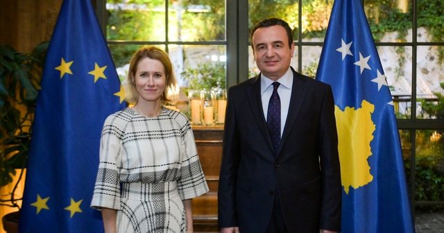Kurti në takimin me Kallas: Kosovës duhet t&#039;i jepet statusi i