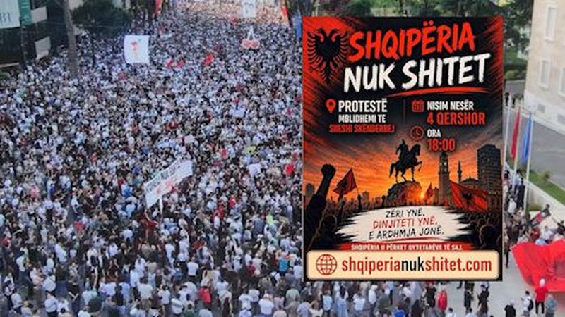 "Shqip&euml;ria nuk shitet"/ Nis protesta e pest&euml; p&euml;r