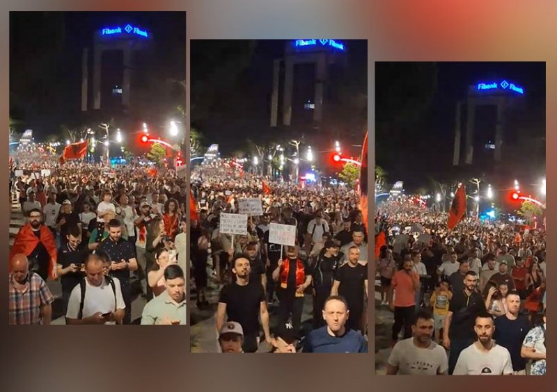 'Jepe dor&euml;heqjen!' Protesta nuk ndalet, mij&euml;ra