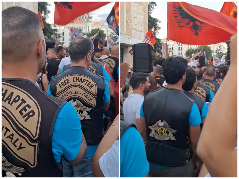 VIDEO/ Grupi i motorist&euml;ve italian&euml; &ldquo;Free Chapter&rdquo;, i