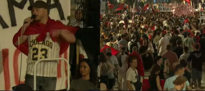 U thirr n&euml; polici p&euml;r protest&euml;n, qytetari: Presion, por ne nuk