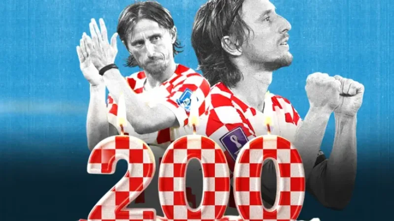 Modric arrin shifr&euml;n historike t&euml; 200 ndeshjeve me Kroacin&euml;