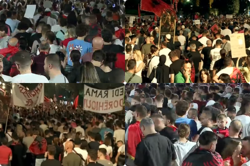 Pas fjalimeve, protestuesit nisin marshimin n&euml; Tiran&euml;: Rama jepe