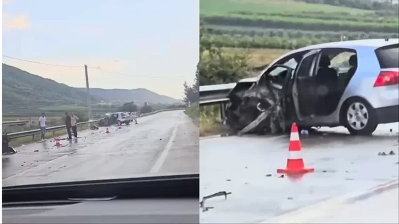 Aksident rrugor n&euml; Elbasan/ Kamioni p&euml;rplaset me nj&euml; automjet,