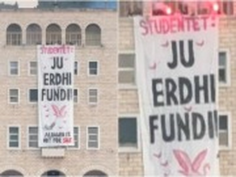 Protestuesit &ldquo;luft&euml;&rdquo; me dy fronte! Nj&euml; pjes&euml; nuk