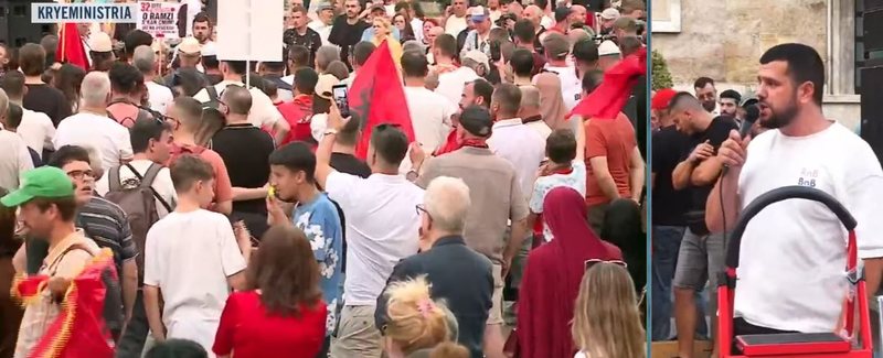 32 dit&euml; revolt&euml;, protestuesi i k&euml;rkon Ram&euml;s 5 pikat: Jep