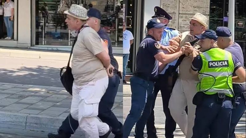 Goxhaj pas shoq&euml;rimit n&euml; komisariat: Policia dhunoi protestuesit,