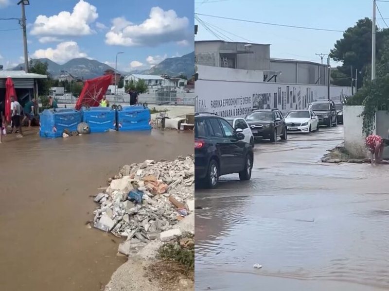 &Ccedil;ahet tubacioni i ujit n&euml; Laprak&euml;, p&euml;rmbyten banesat dhe