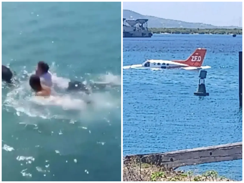 VIDEO/ Avioni p&euml;rfundon n&euml; det, pasagjer&euml;t e tmerruar