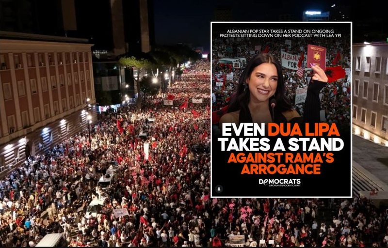 &ldquo;Edhe Dua Lipa q&euml;ndrim kund&euml;r Ram&euml;s&rdquo;- Partia