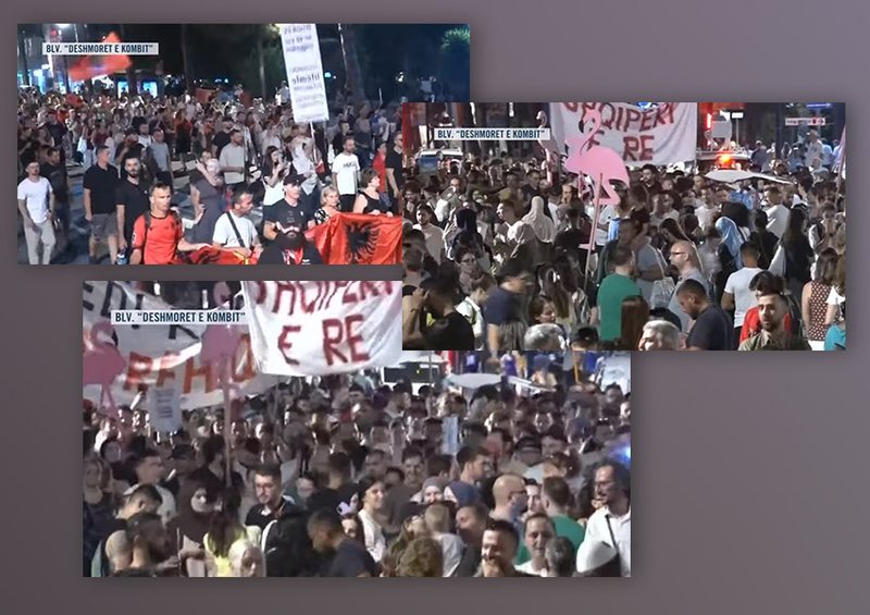 'Rama, jep dor&euml;heqjen'/ Protesta e 46-t&euml; para