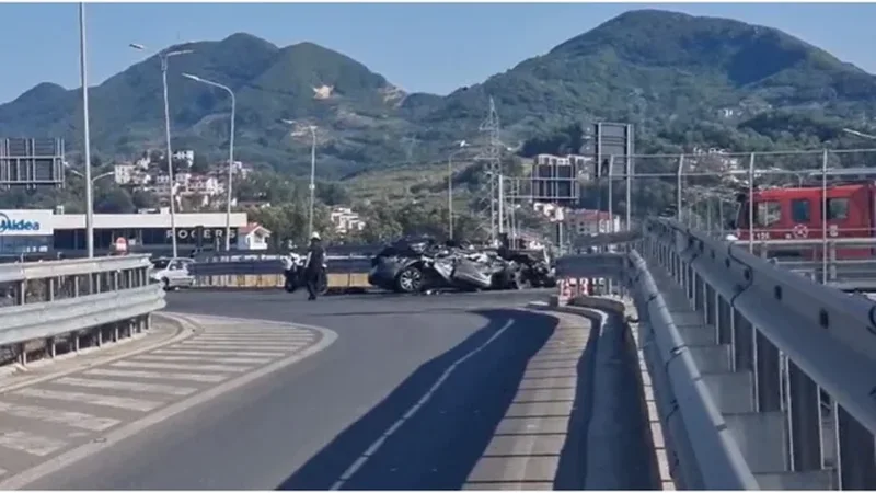 Aksidenti te rrethrrotullimi i TEG-ut/ Momenti kur &ldquo;Audi&rdquo;
