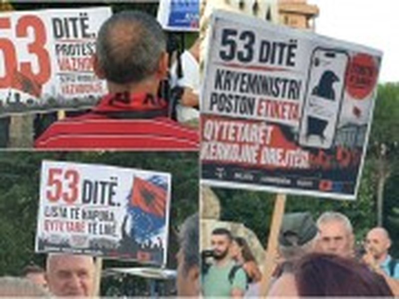 Protesta hyn n&euml; dit&euml;n e 53-t&euml;, qytetar&euml;t rikthehen n&euml;