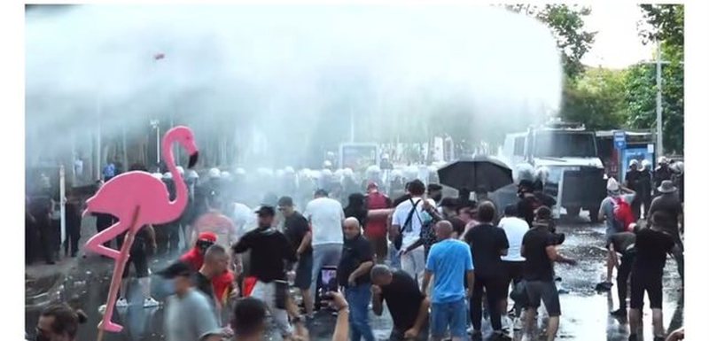 Protesta para Kuvendit/ Lirohen 21 nga 23 t&euml; shoq&euml;ruarit, dy persona