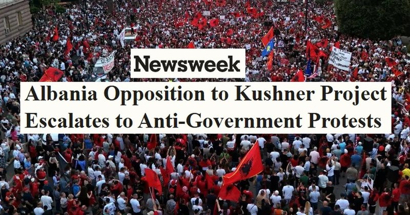 &ldquo;Newsweek&rdquo;: Protestat n&euml; Shqip&euml;ri k&euml;rkojn&euml; tani
