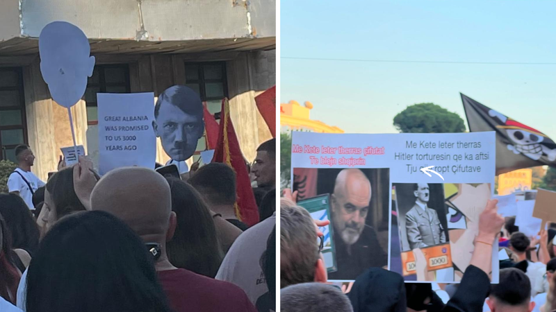 Protesta &euml;sht&euml; e drejt&euml;, antisemitizmi &euml;sht&euml; i