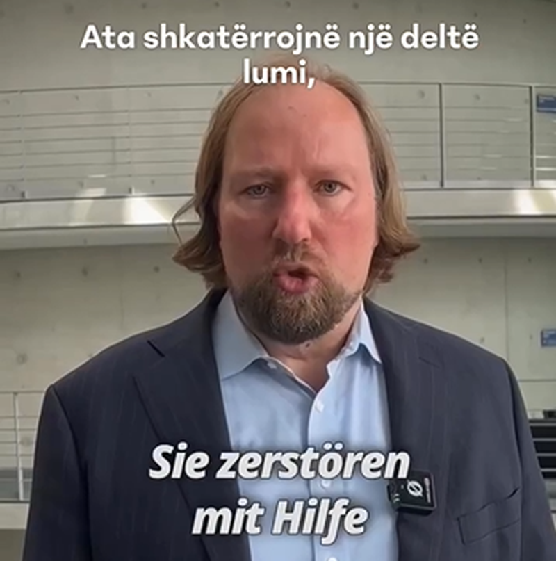 Projekti n&euml; Zv&euml;rnec/ Deputeti gjerman u b&euml;n thirrje