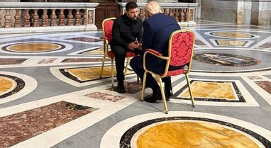 Zelensky reagon pas takimit me Trump në Bazilikën e Shën Pjetrit: