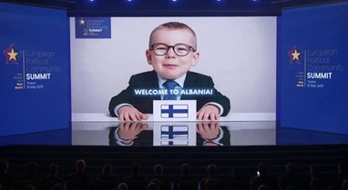European leaders in "baby" version, Politico: For some it was not fun.