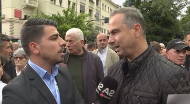 Boçi from the protest: The fate of Albanians does not depend on summits,