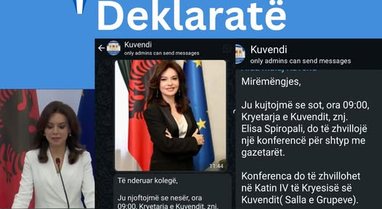 Journalists were censored by Spiropali, AGSH: Fraud and institutional propaganda