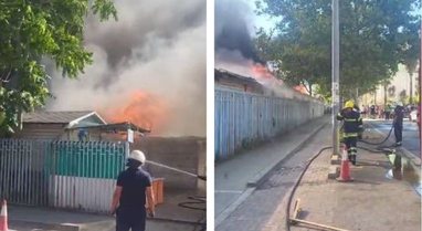 Përfshihet nga flakët tregu ambulant në Durrës